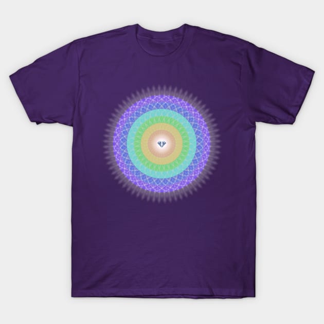 Rainbow Diamond Light - 2 T-Shirt by ShineYourLight